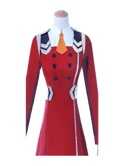 zero two horns darling in the franxxx franxx 02 anime cosplay mini pins дарлинг ин франкс зиро ту аниме косплей аксесоар диадема главен герой дълга розова коса изкуствена перука wifu cosplay costume uniform косплей униформа костюм комплект