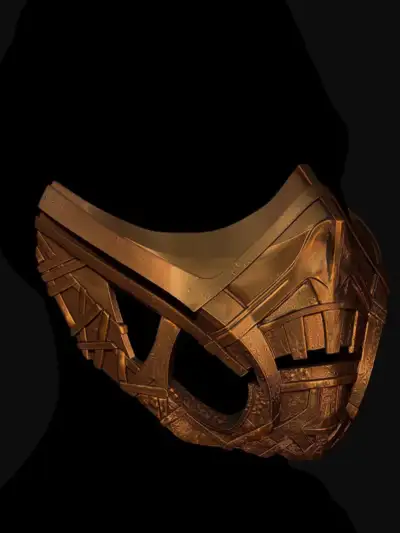 Mortal Kombat - Scorpion 2021 маска