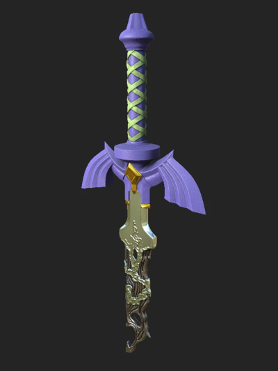The Legend of Zelda: Tears of the Kingdom - Broken Master sword