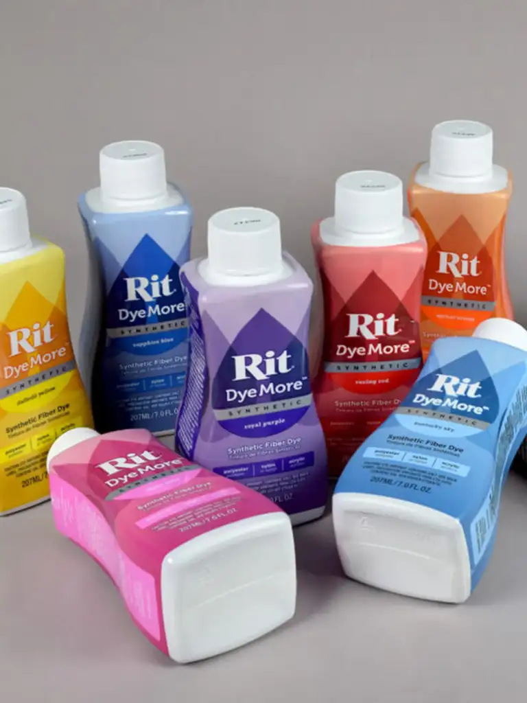 течна тексислна боя RitDye, приложима за синтетични материи, перуки, найлон